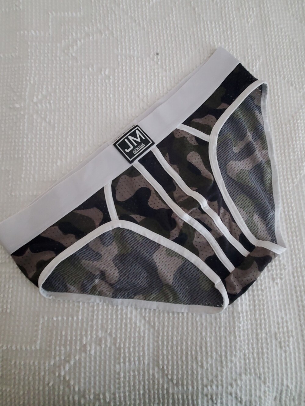 Jockmail  Briefs in Green and Black